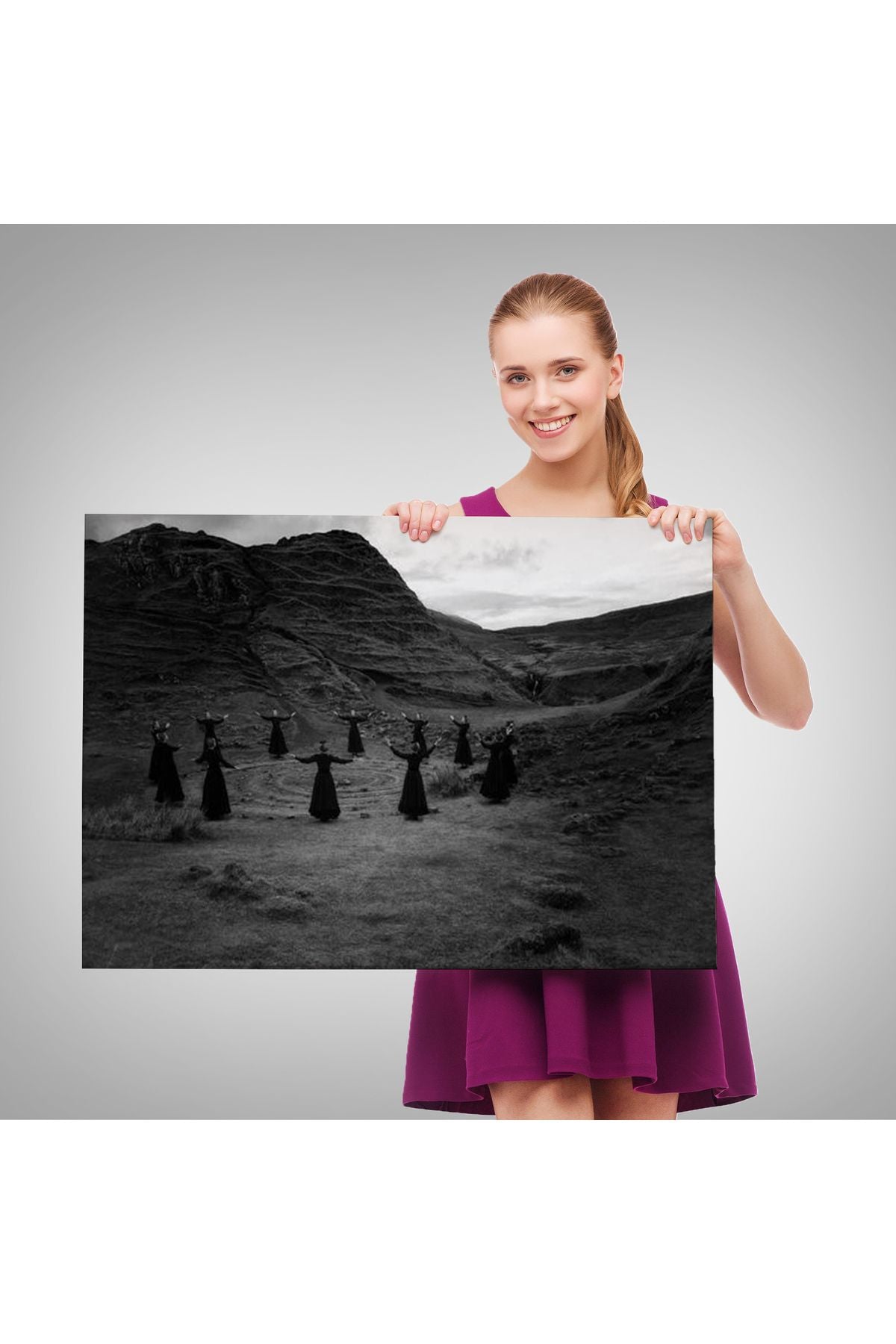 Yaşlı Cadıların Çay Partisi Tablosu -6577