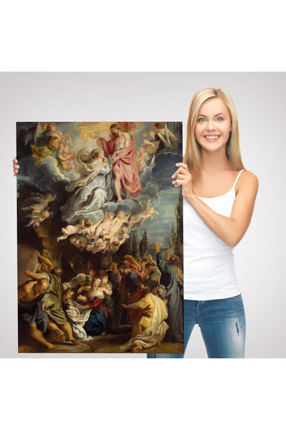 Taç Giyme TörenTablosu - Coronation of the Virgin 1644 Diego Velázquez -6473