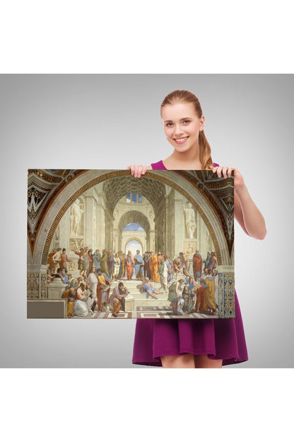 Dekoratif Kanvas Tablo-Gezegenler ile Güneş Sistemi Duvar Tablosu 6641