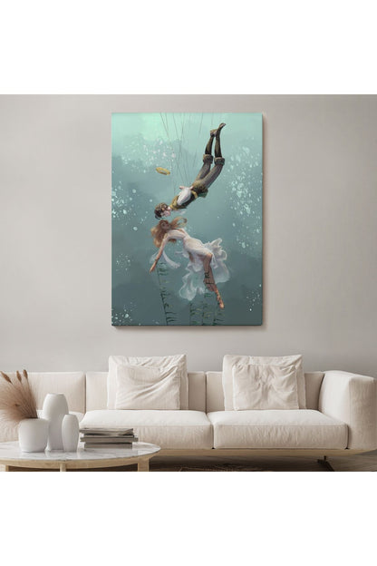 Kötü Kral Jude & Cardan, Denizler Altındaki Aşıklar Kanvas Tablo-5287