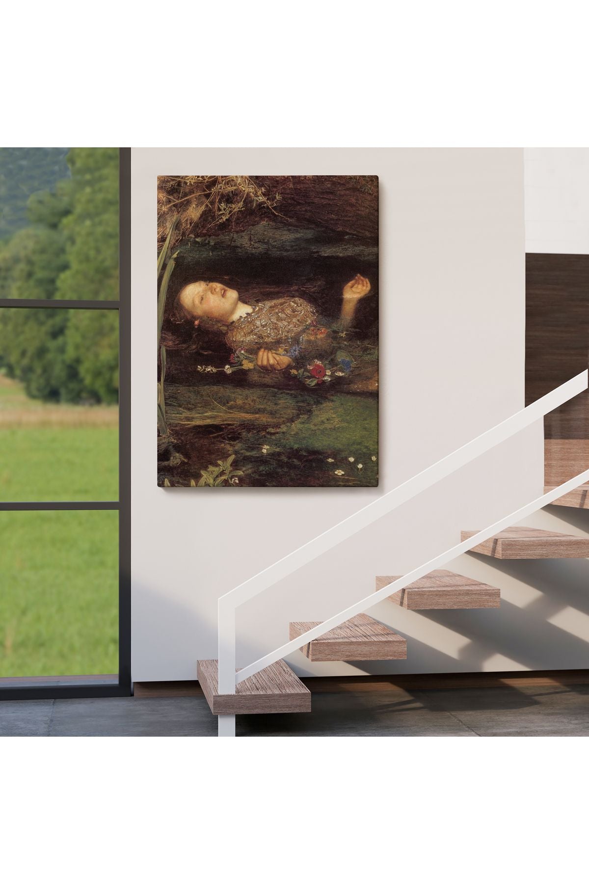 Tshp seri001 Shakespeare'in Ophelia'sı Hamlet Dekoratif Duvar Tablosu-6319