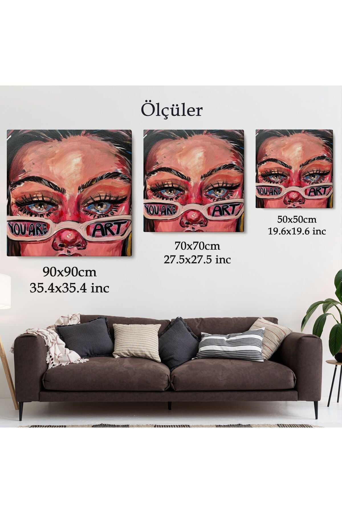 You Are Art Kanvas Tablo, Pop Art-5862