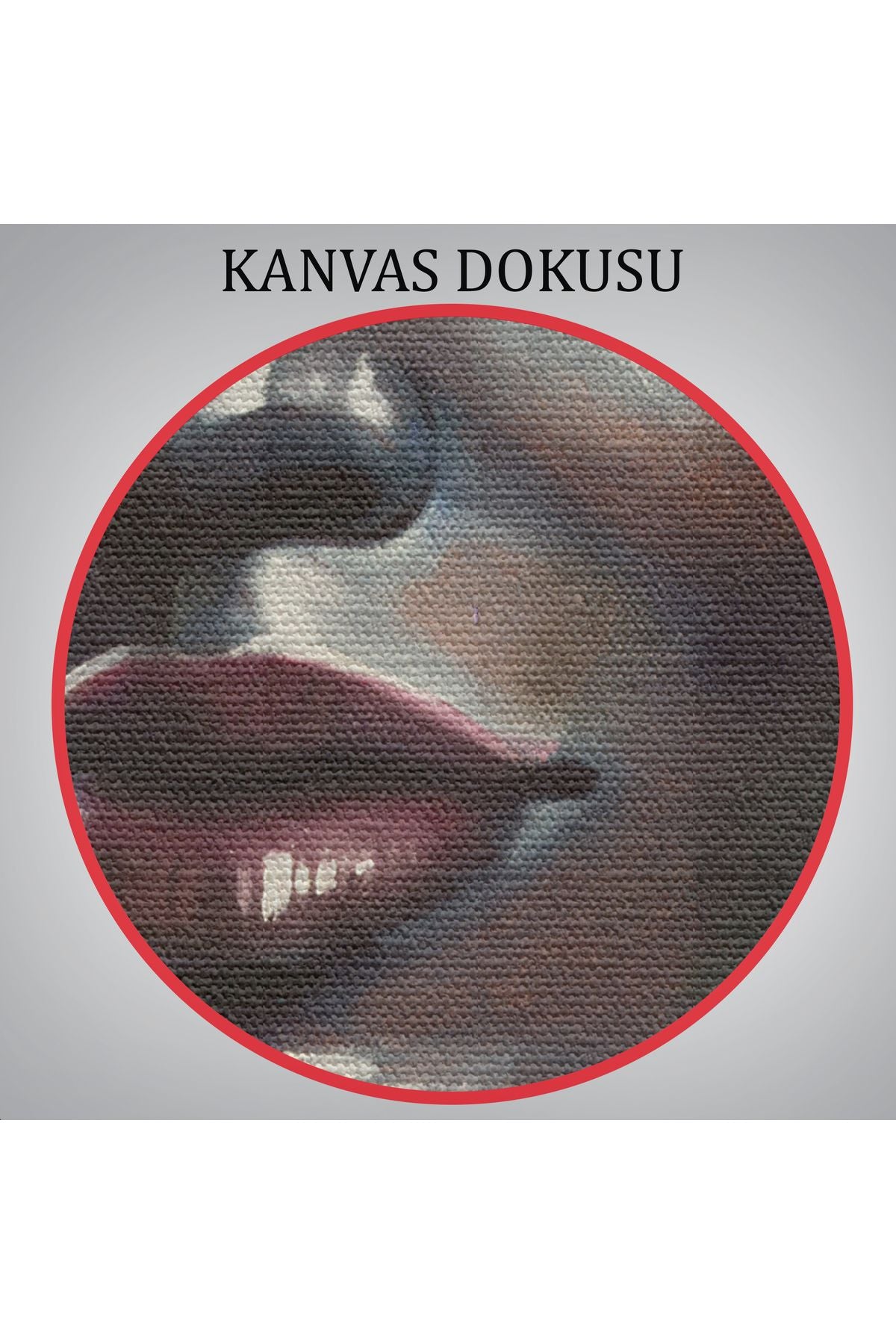 Çiçek Taçlı Afrikalı Kadın Kanvas Tablo-5979