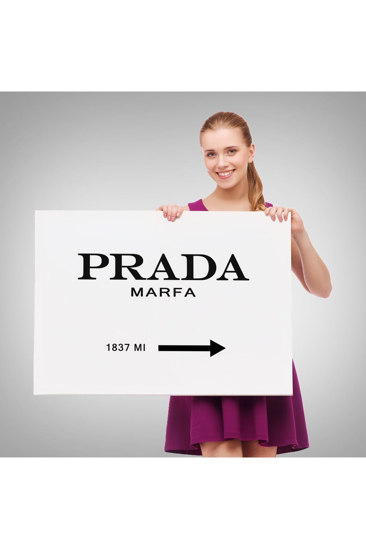 Prada Marfa Kanvas Tablo-5159