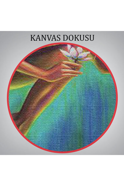 YB Su Altındaki Kadın Dekoratif Duvar Tablosu-6653