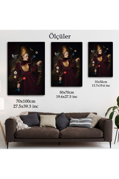 Svetlana Melik - Nubarova Kadının Hikayesi Kanvas Tablo -6417