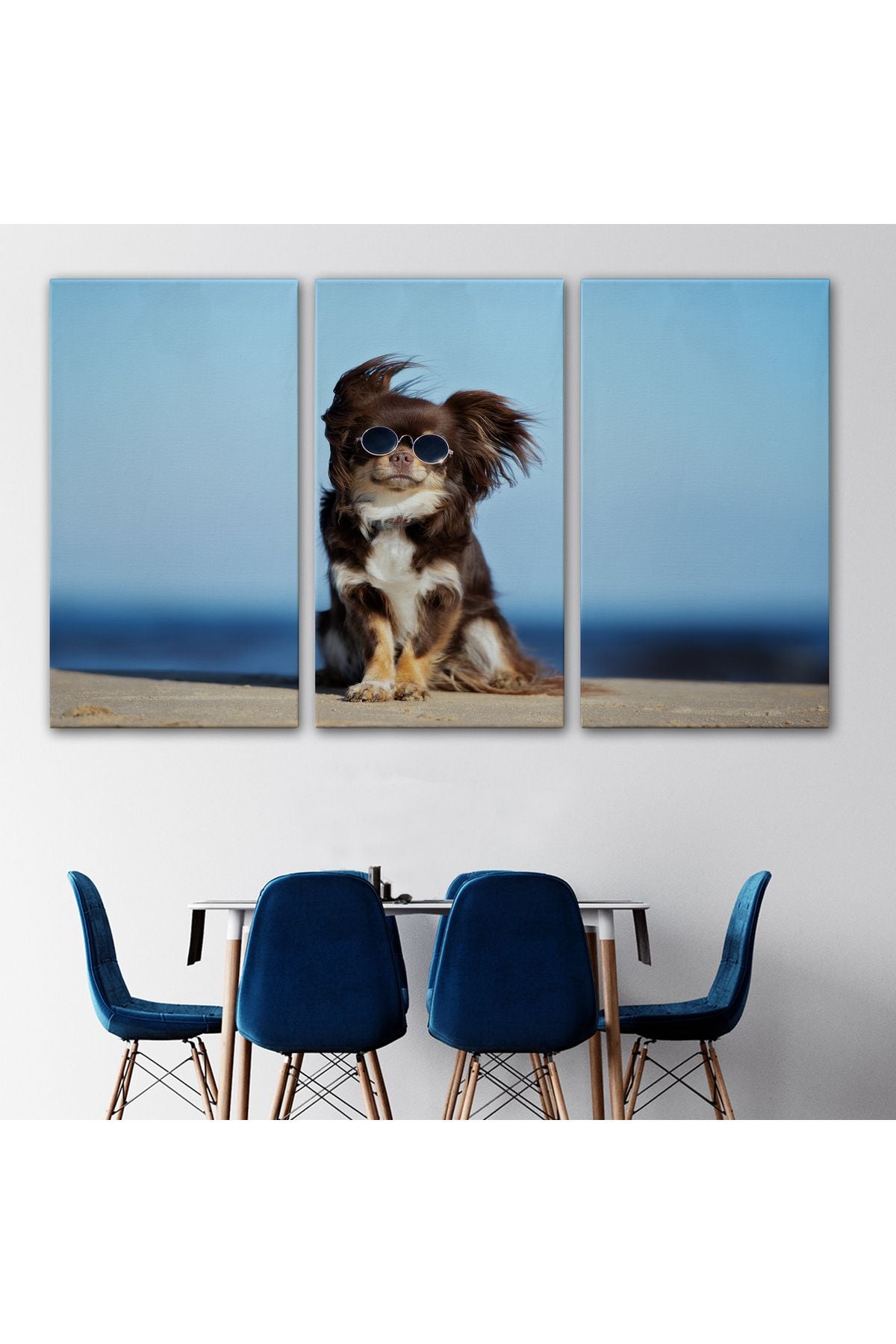 Küçük Köpek Dekoratif Kanvas Tablo 1157