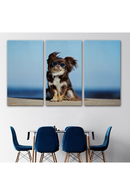 Küçük Köpek Dekoratif Kanvas Tablo 1157