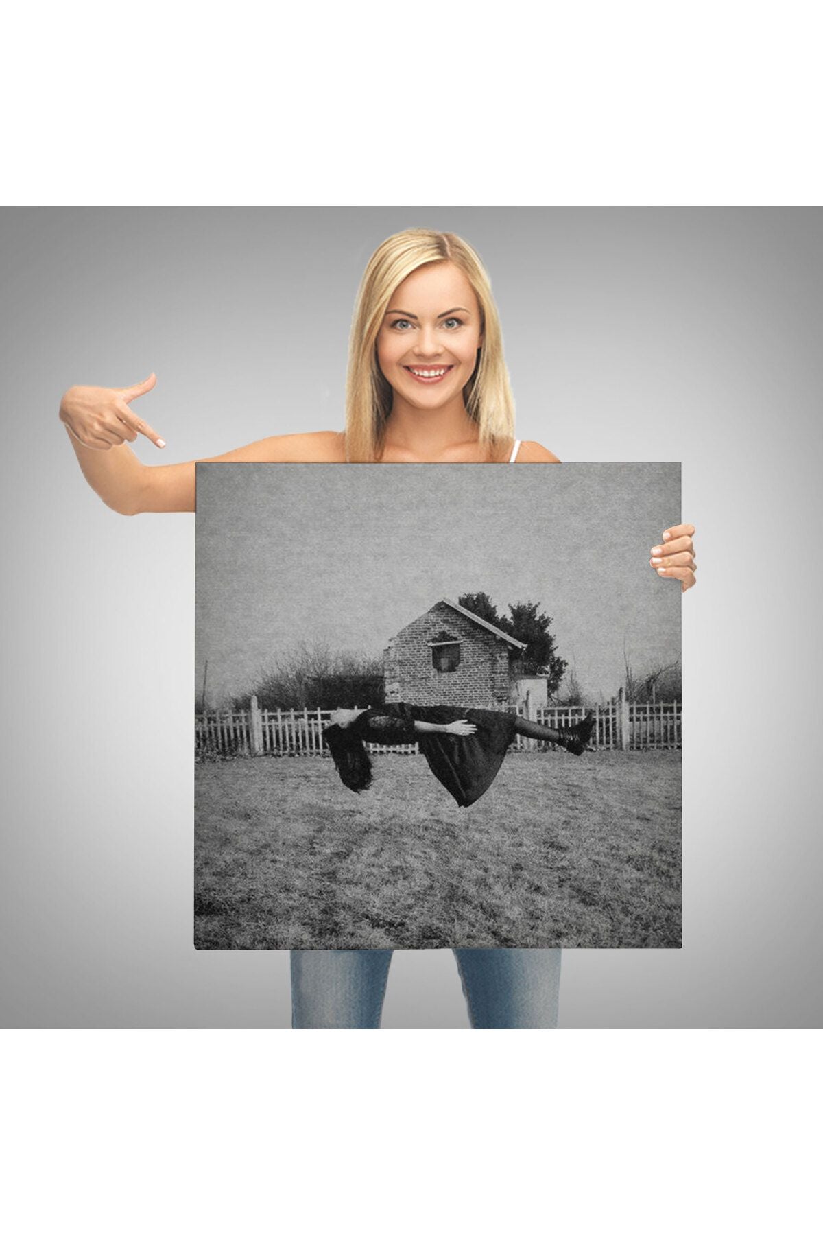 Dekoratif Kanvas Tablo-Cadı Kadın Şabat Ayini Duvar Tablosu 5874