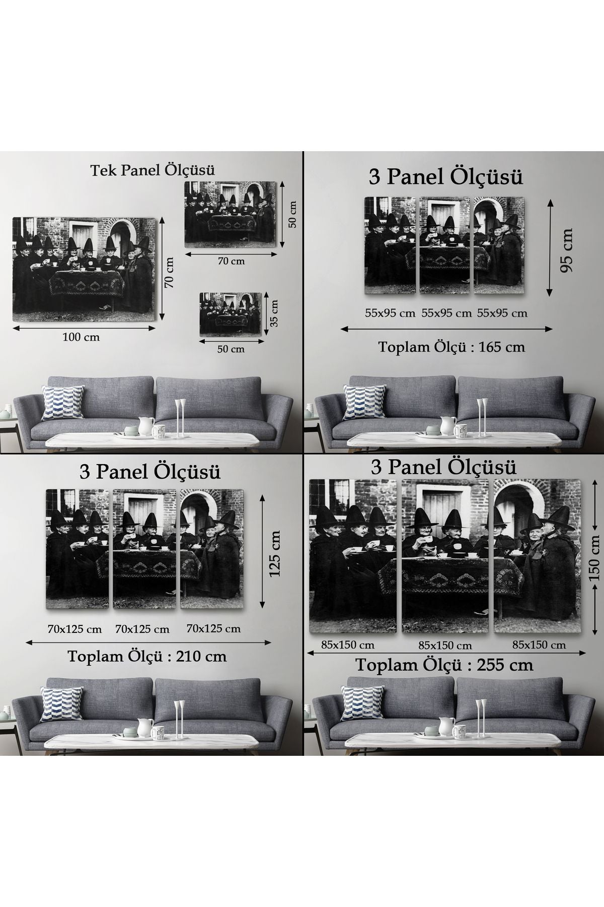 Yaşlı Cadıların Çay Partisi Tablosu -6577