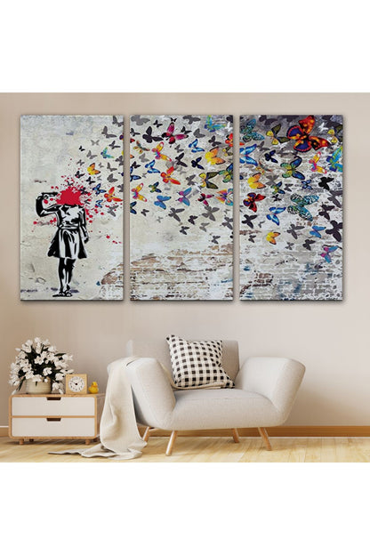 Kelebek Kanvas Tablo