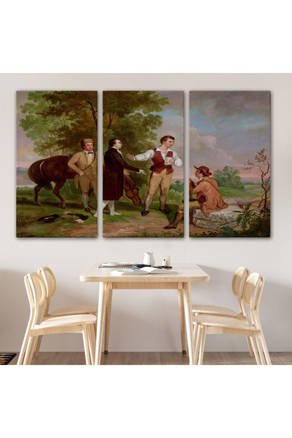 Binbaşı André'nin Yakalanması Tablosu - The Capture of Major Andre - Asher Brown Durand-6545