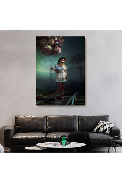 Süerreal Kadın Buhran Tablosu-6010