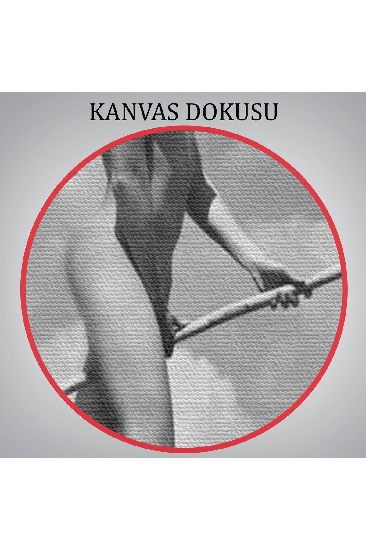 Süpürge İle Uçan Çıplak Kandın Kanvas Tablo-5145