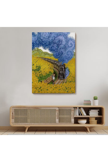 Vincent van Gogh'un Renkli Tasviri Duvar Tablosu-6224