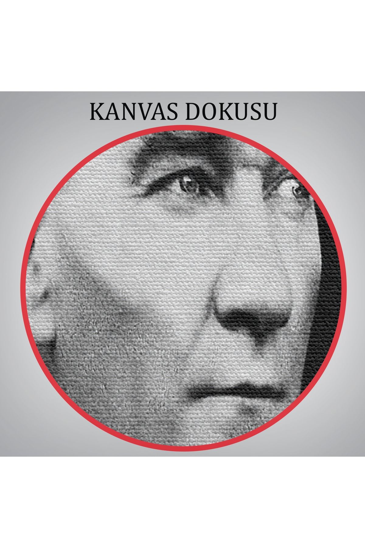 Keskin Bakışlı Atatürk Tablosu-6635
