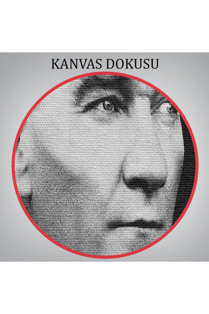 Keskin Bakışlı Atatürk Tablosu-6635