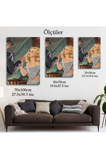 Luther Gordon tarafından yazılan "Özgür ve Kolay" Kanvas Tablosu-5255