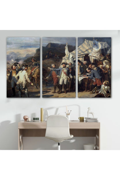 YB Yorktown Kuşatması Tablosu - Couder Yorktown Versailles-6546