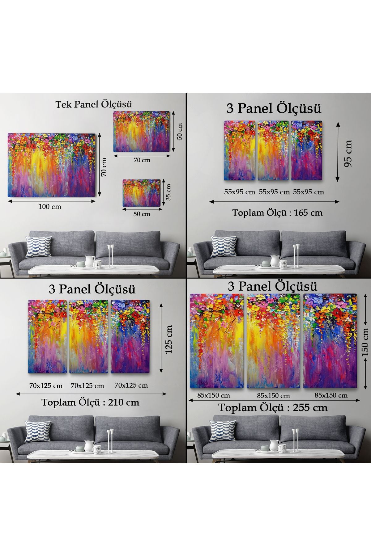 Çiçeklerin Senfonisi Tablosu -6563