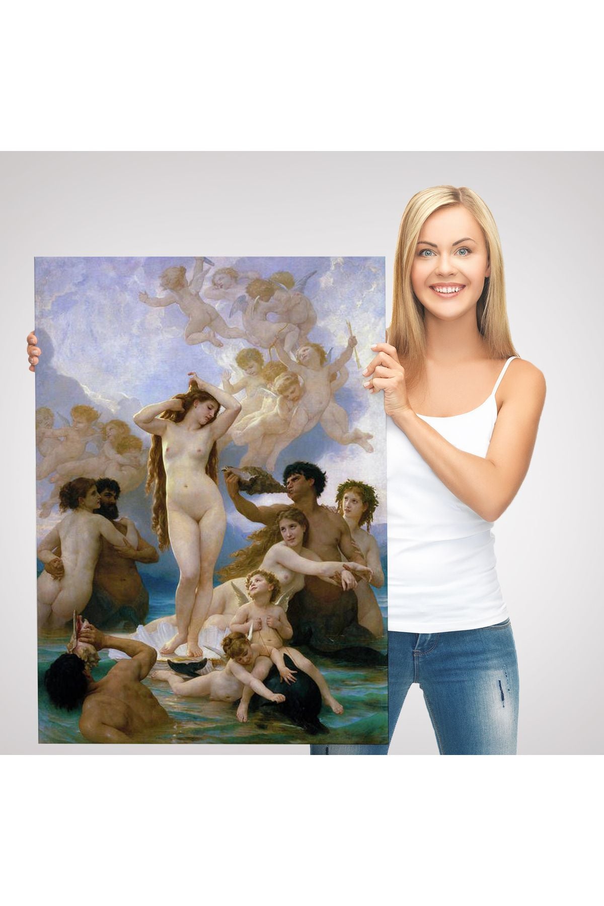 Venüs'ün Doğuşu La Naissance de Vénus Duvar Tablosu-6027