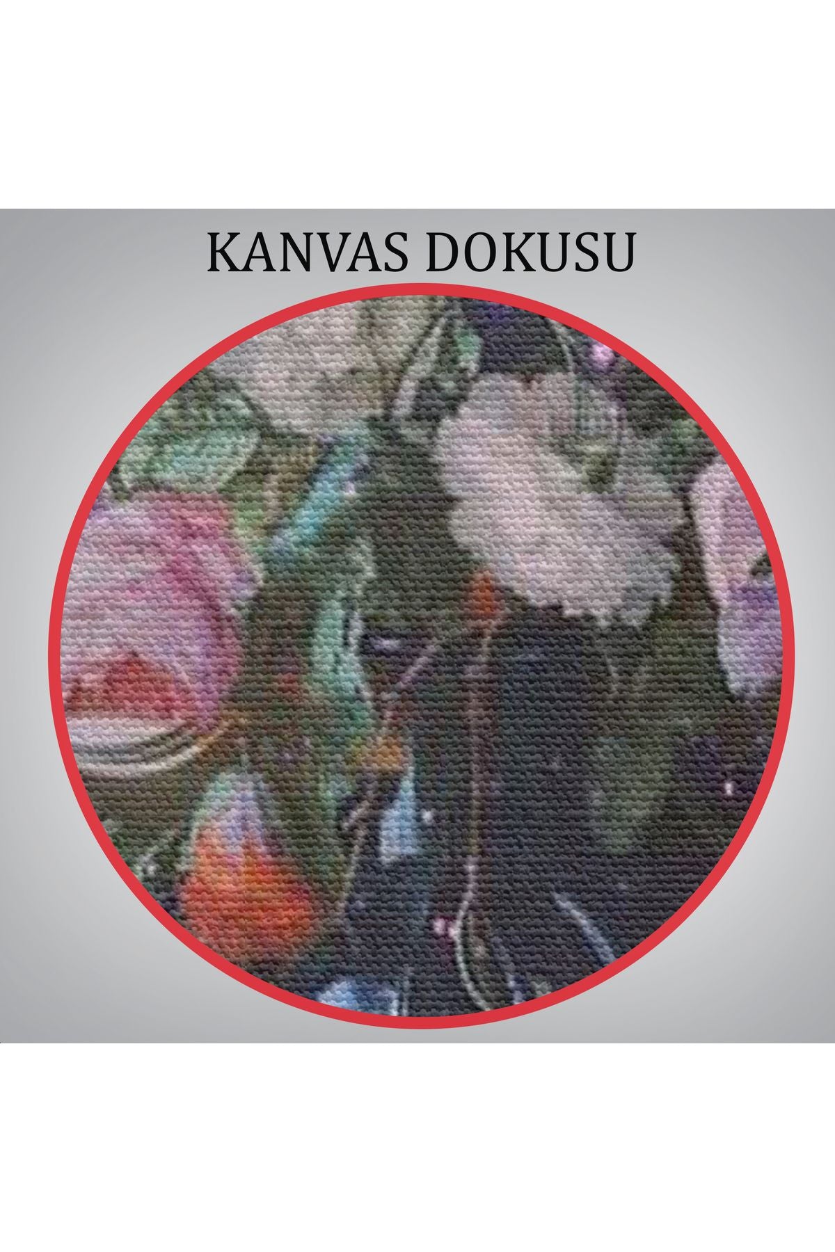 Çiçek Kafalı Kız Çocuğu Dekoratif Duvar Tablosu-6114