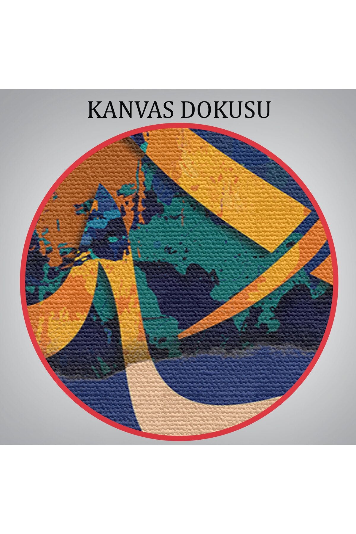 Özel Tasarım, Dekortif BaskıAllah En Büyüktür Yazılı Dekoratif Kanvas Tablo -3329