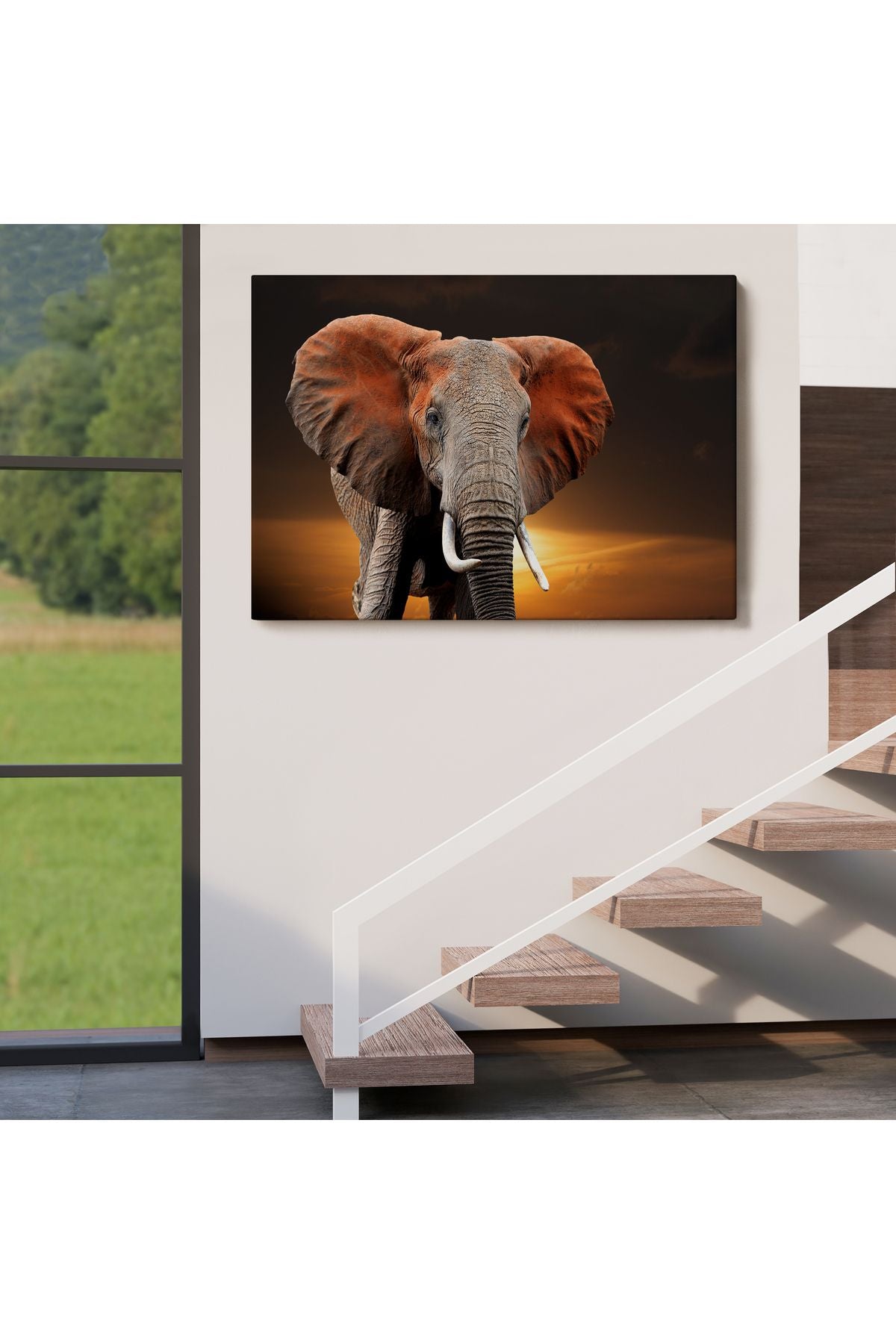 Fil Dekoratif Kanvas Tablo 1167