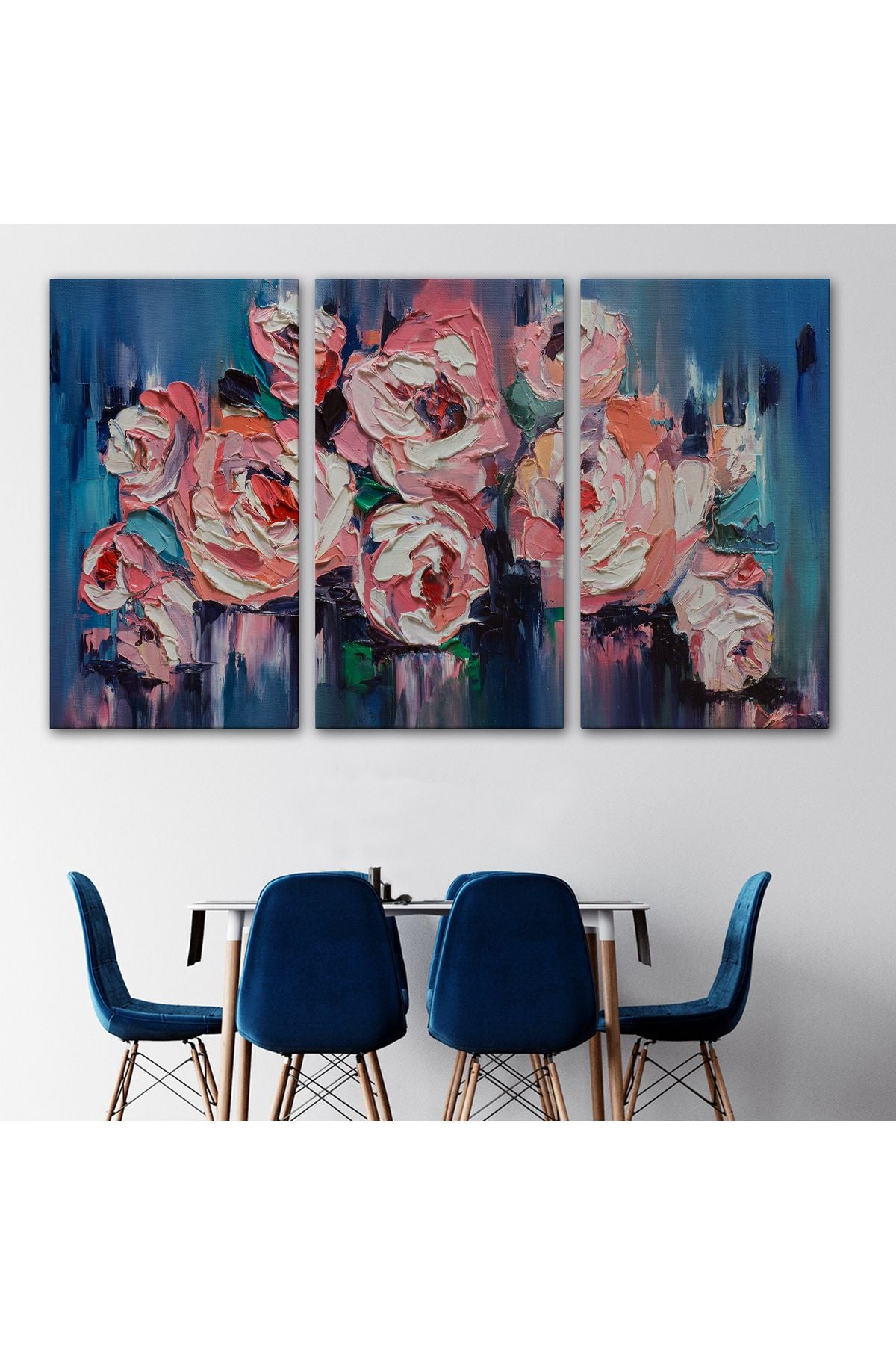 Şakayık Çiçeği Tablosu, Kanvas Duvar Tablosu-1198