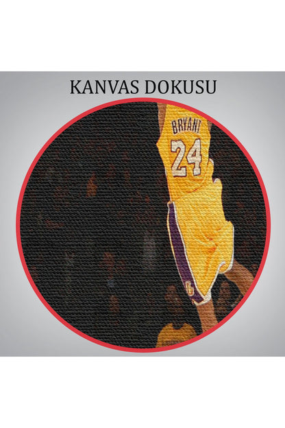 Kobe Bryant Los Angeles Lakers Kanvas Tablo / Black Mamba-5157