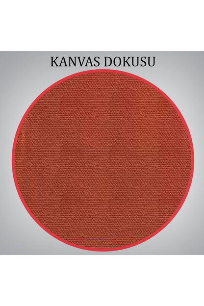 Dekoratif Kanvas Tablo, Duvar Tablosu-Sürreal Kırmızı Elbiseli Kadın 6022