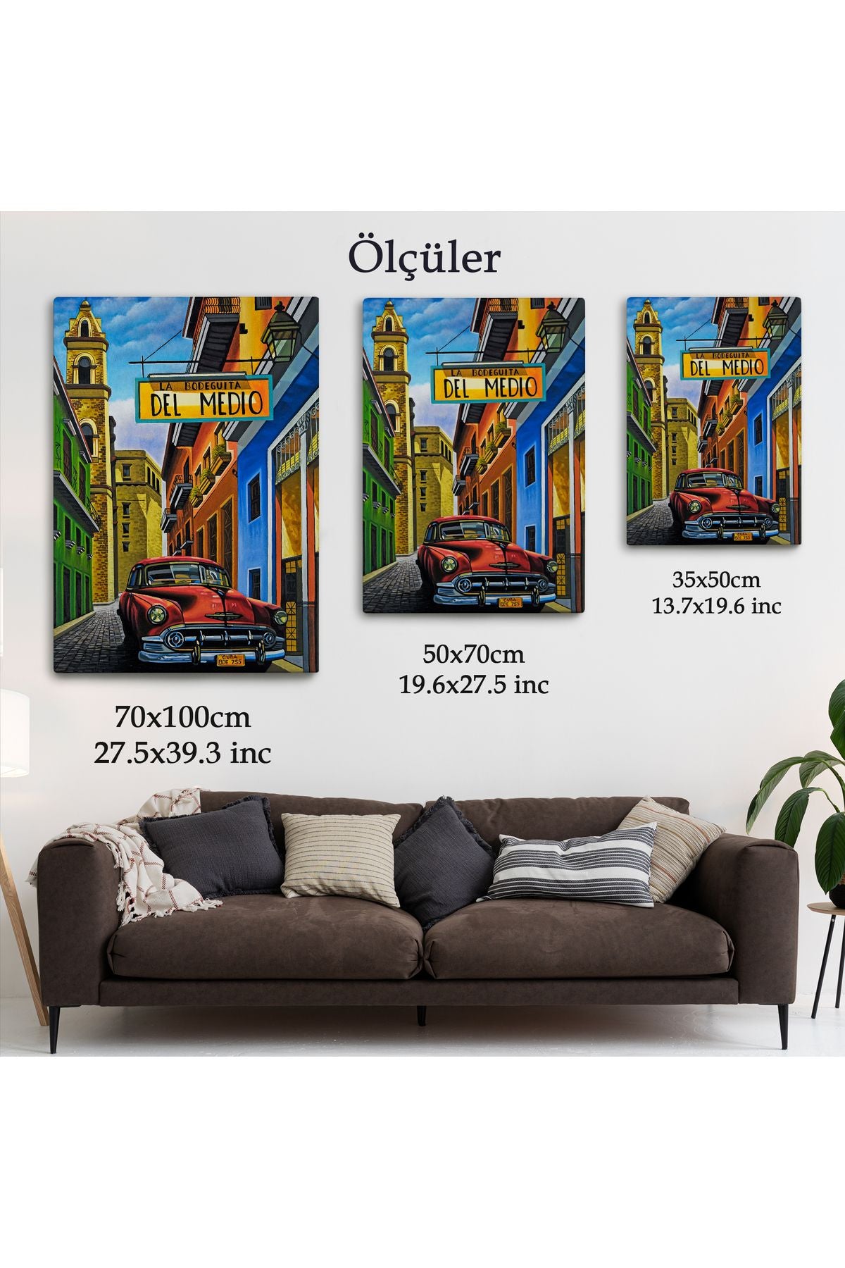 La Bodeguita Cuba Car Duvar Tablosu-6457