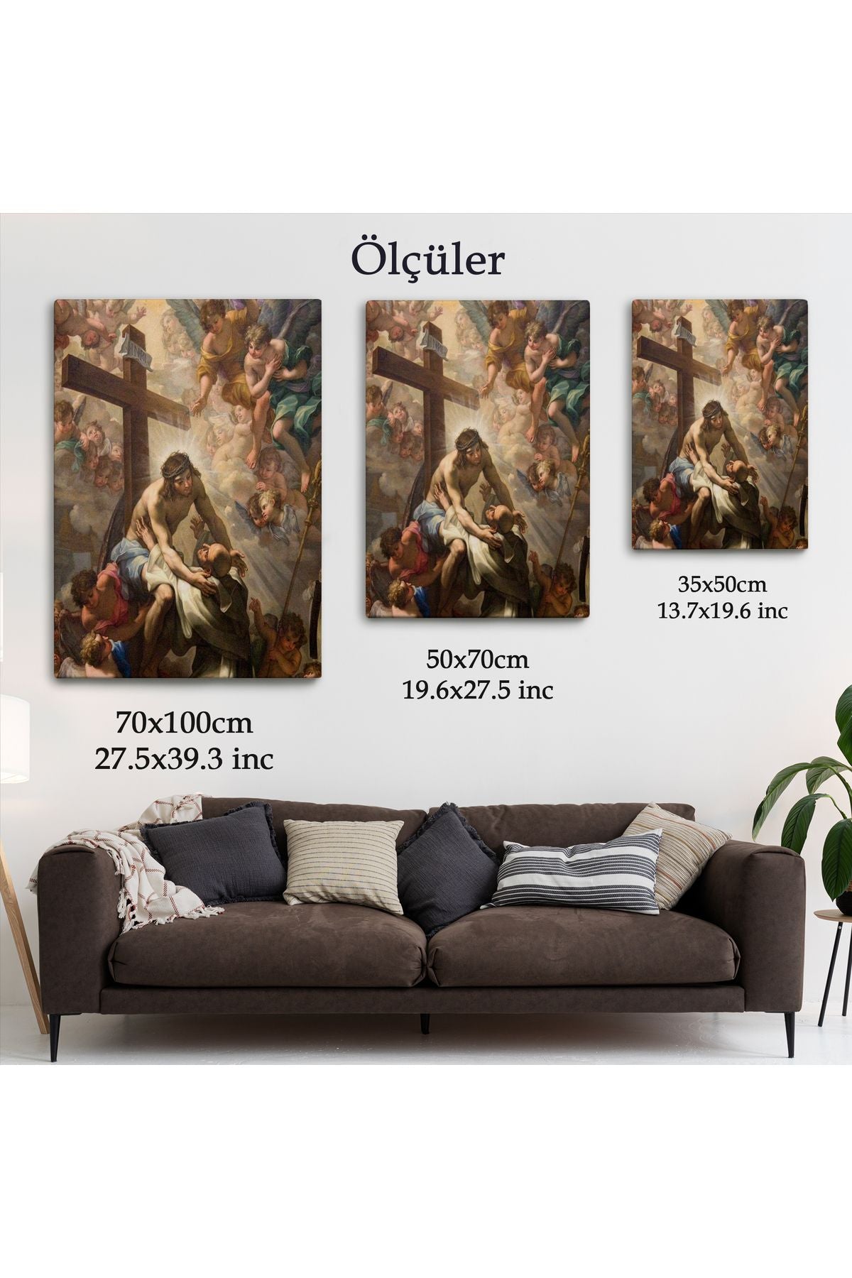 Kanvas Tablo, Duvar Dekoru, Hristiyan Hediyesi Agape 6247 BUNGKNV