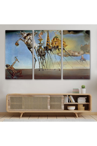 Salvador Dali - The Temptation of St. Anthony Kanvas Tablo-5162