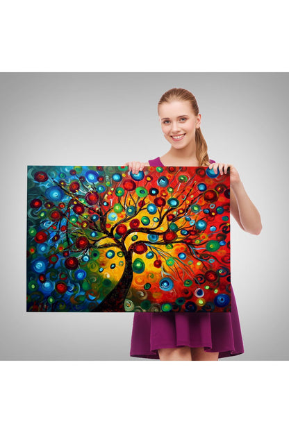 Pariste Ortaçağ Çiçek Pazarı Tablosu-6624