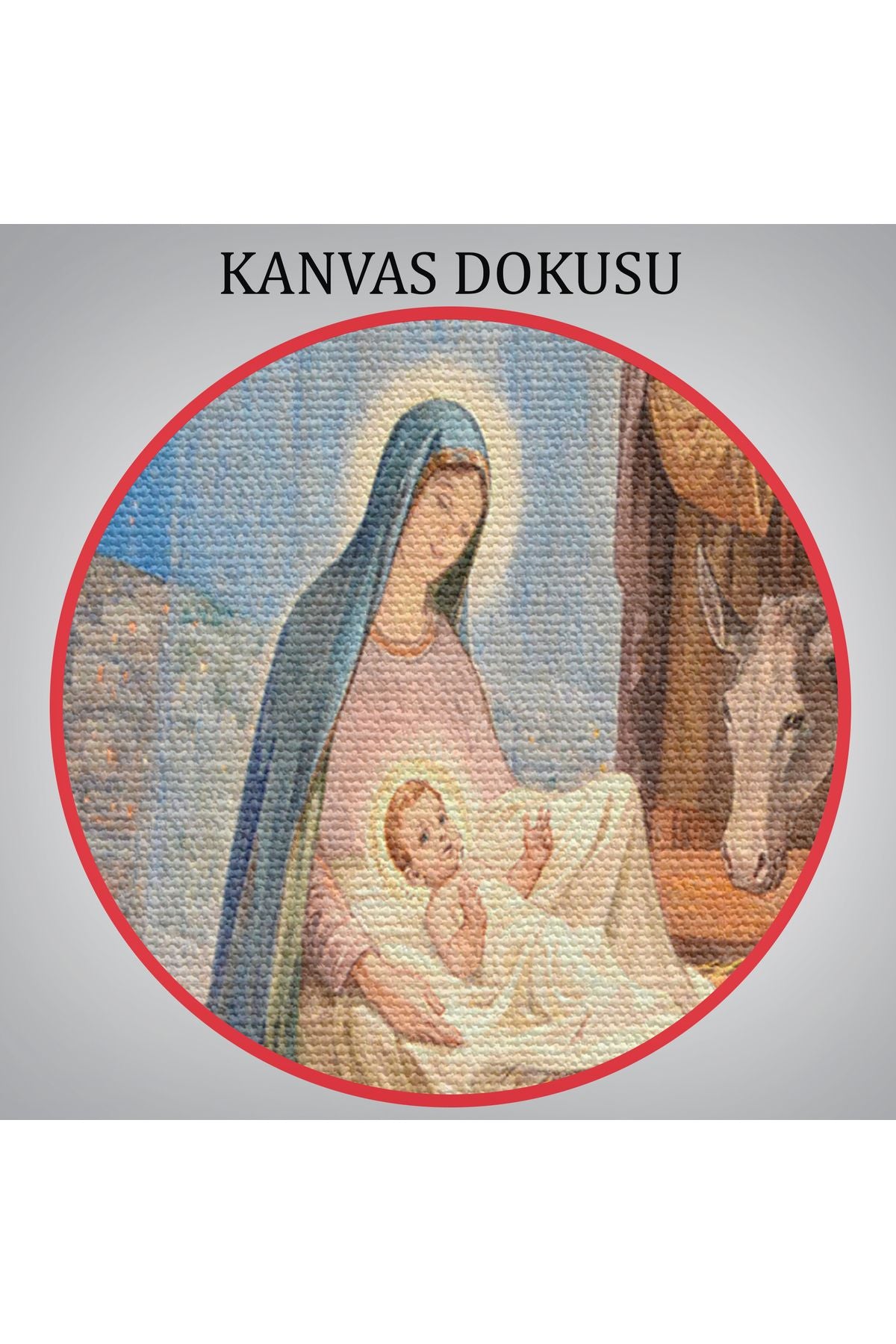 YB İsanın Doğumu ve Meryem Kanvas Tablo-5185