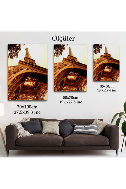 Paris Eyfel Kulesi Duvar Tablosu-6405