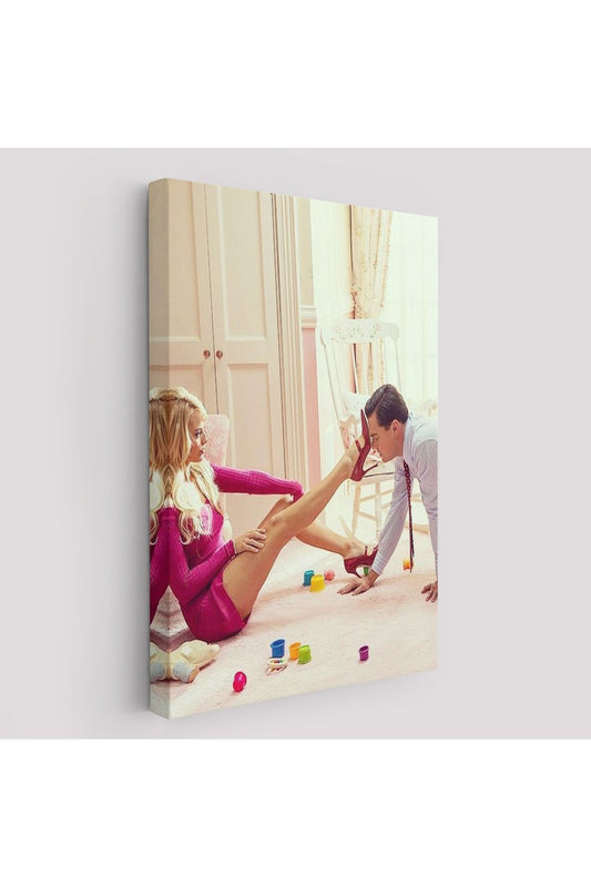 Leonardo Di Caprio ve Margot Robbie The Wolf of Wall Street Filmi Tablo-6036