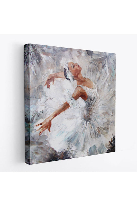 mstseri001 Balerin Kız Yağlıboya Görünüm Dekoratif Kanvas Duvar Tablosu-5824