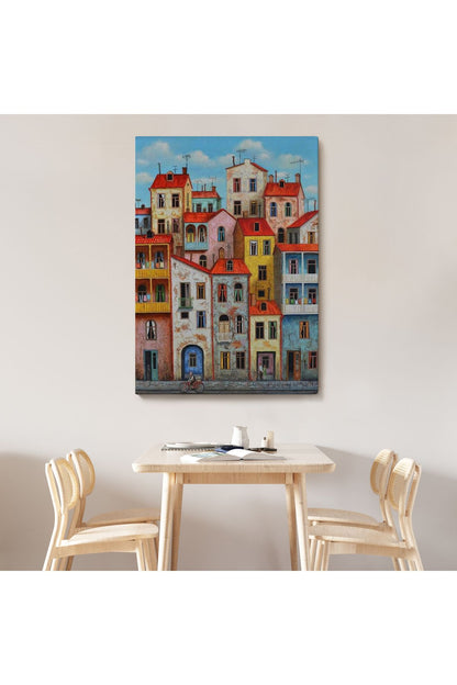 Eski Gürcistan Tiflis Şehir Manzara Tablosu -6242