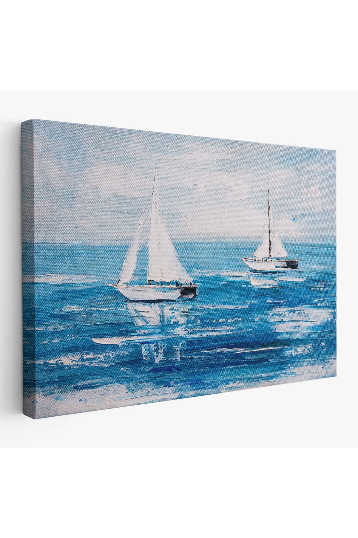 Yaz Yelkenli Dekoratif Kanvas Duvar Tablosu-3711