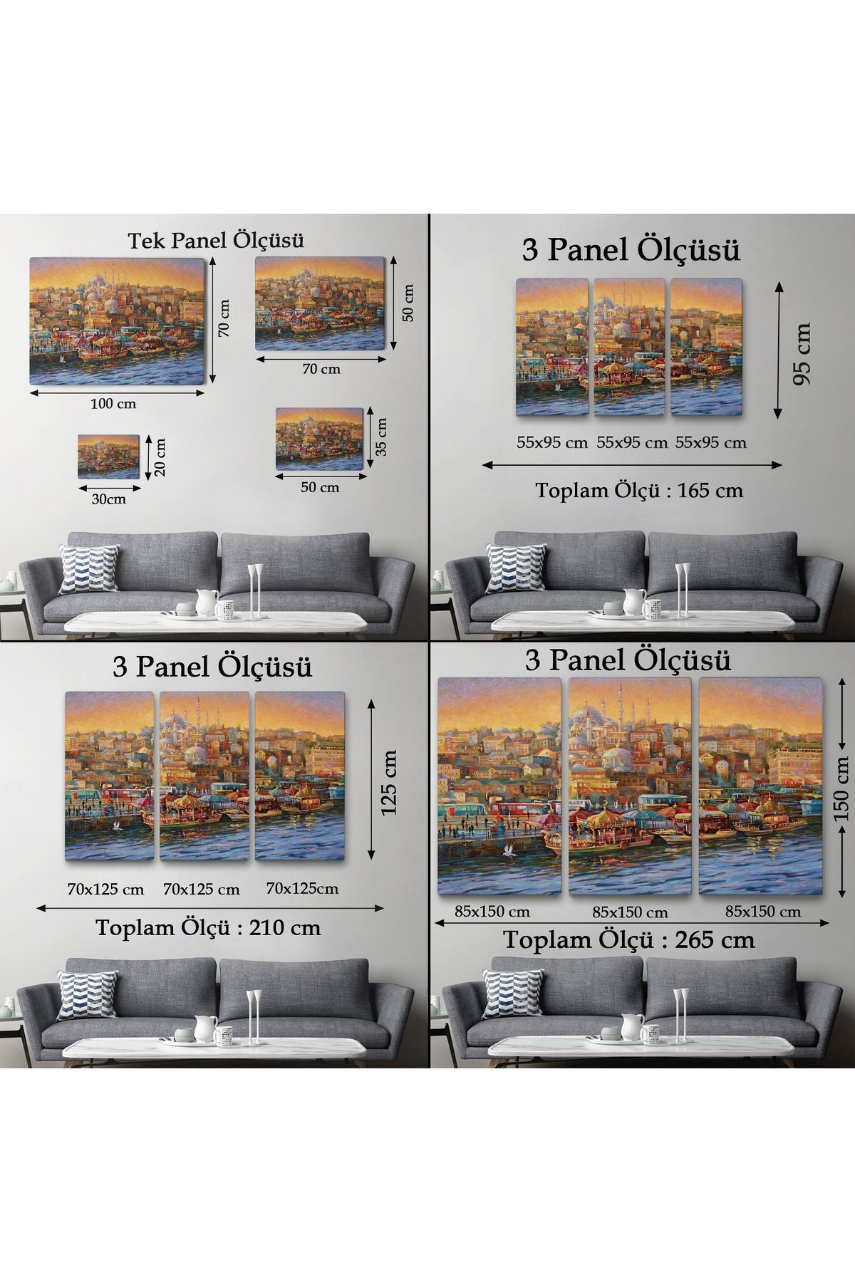 Dekoratif Kanvas Tablo-Sultan Ahmet Camii ve Yavru Kedi Duvar Tablosu 6510