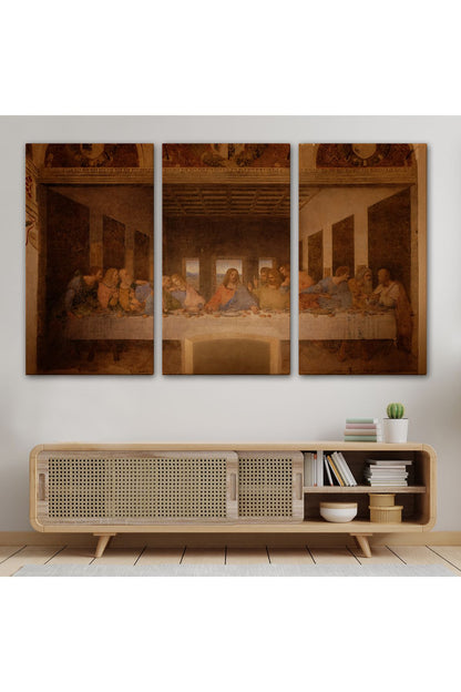 Da Vinci'nin Son Akşam Yemeği Kanvas Tablo-5188