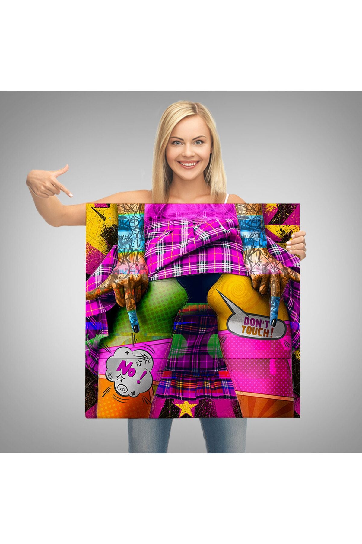 Don’t Touch Yazan Sexi Tablo Pop Art-5891