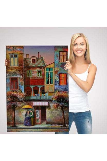 Aşık Çift Kanvas Duvar Tablosu-6046