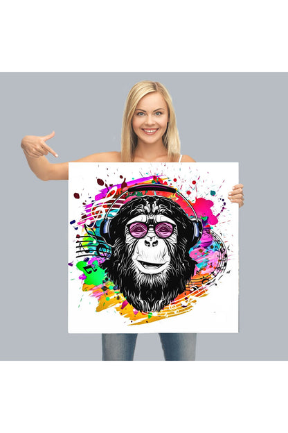 Dj Maymun Kanvas Tablo-5063
