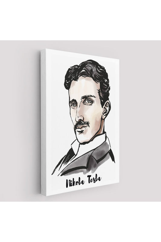 Nikola Tesla Dekoratif Kanvas Tablo-5917