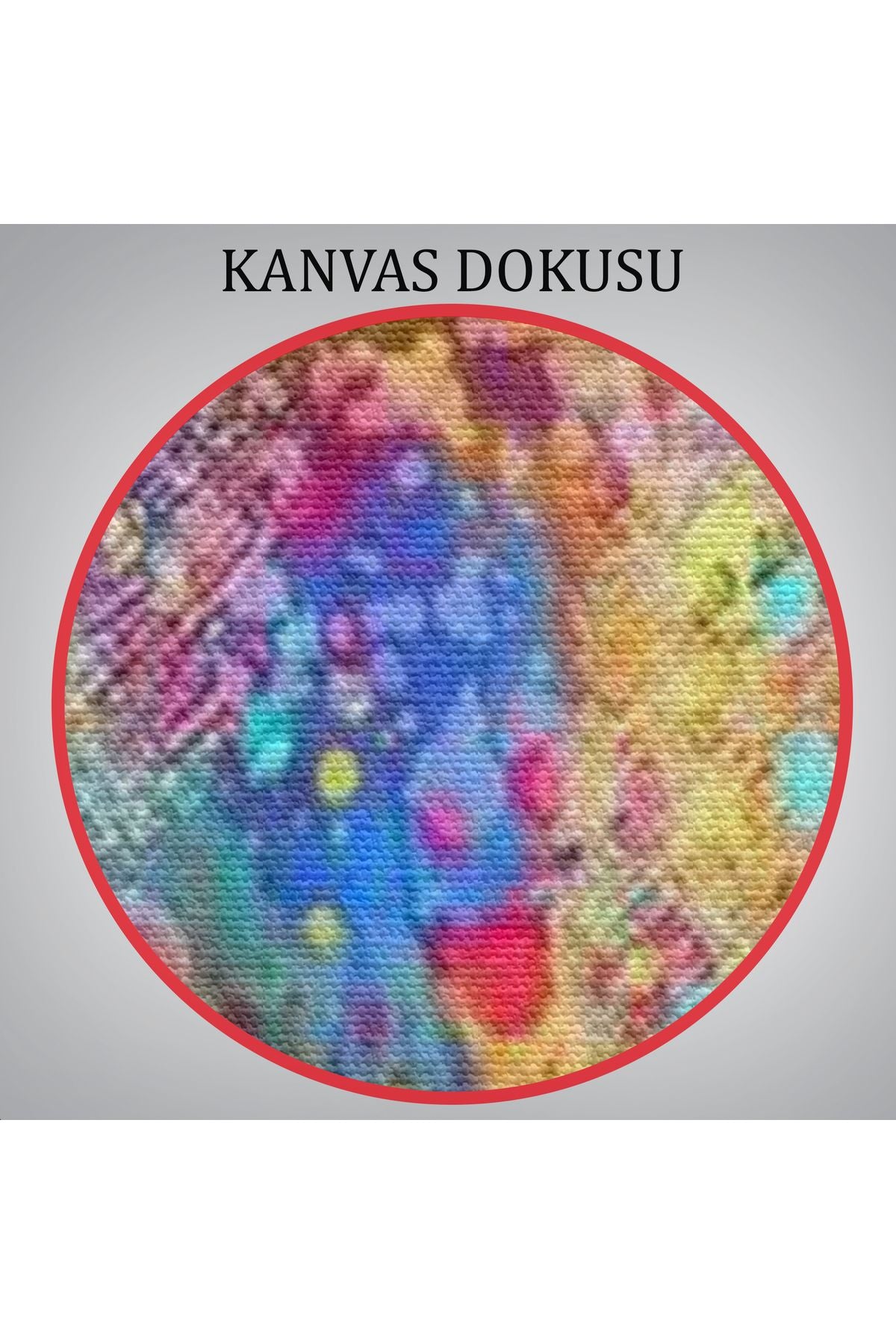 Renkli Diş, Diş Hekimi Duvar Tablosu-6283