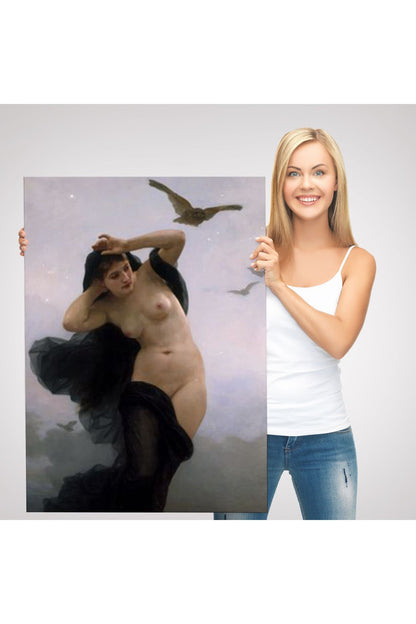 HG William-Adolphe Bouguereau The Night Duvar Tablosu-6066