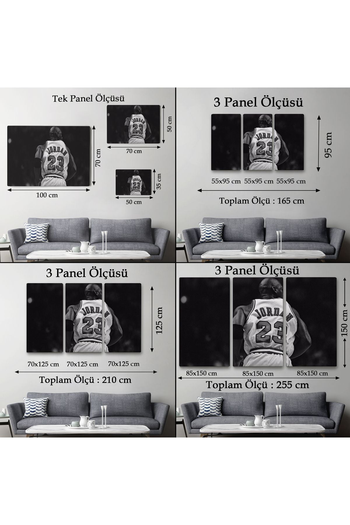 arg001 seri Michael Jordan Kanvas Tablo, Chicago Bulls-5087